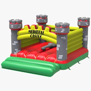 3D model Bouncy Castle Inflated