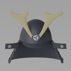 Cartoon Samurai Helmet