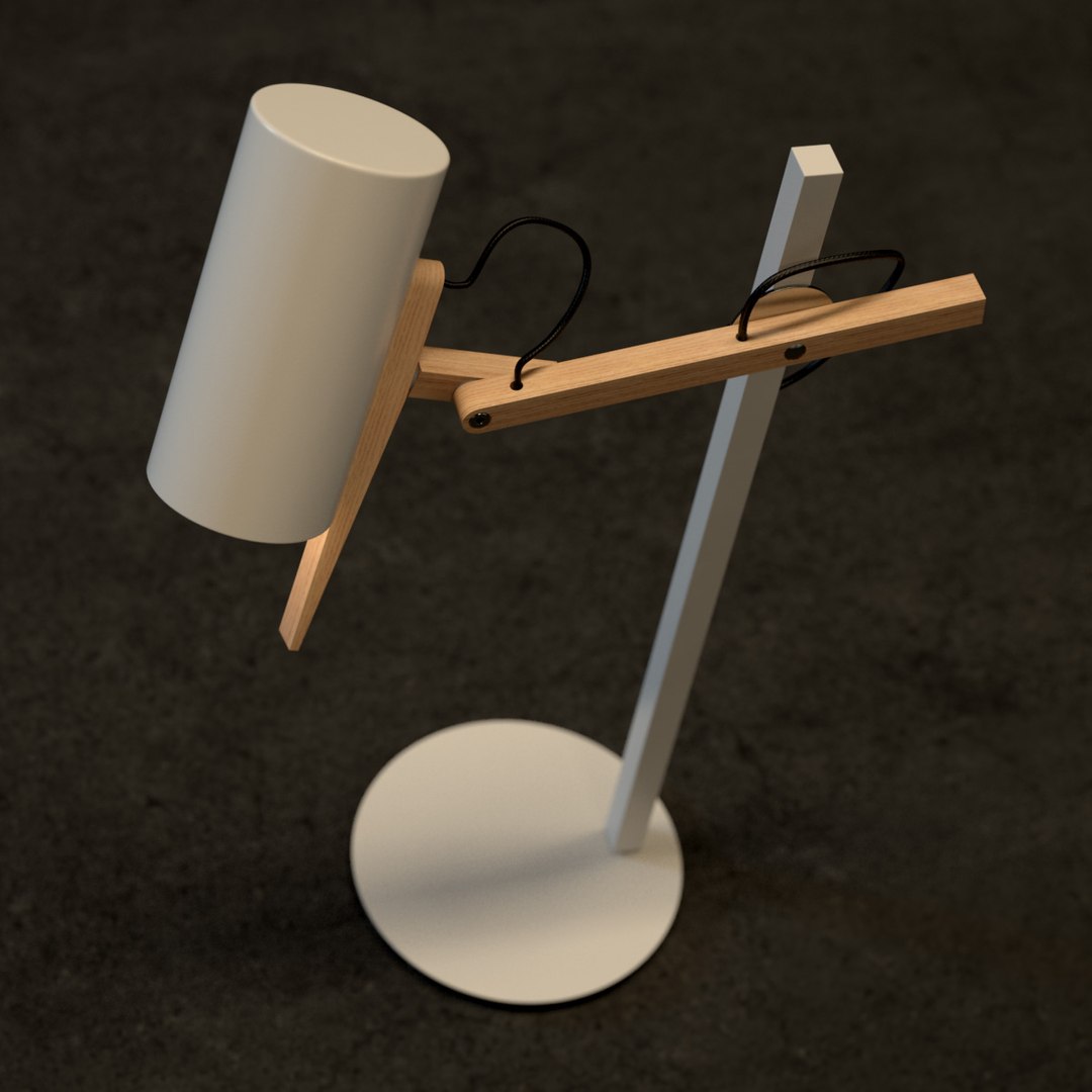 Desk Lamp Rig 3d Max