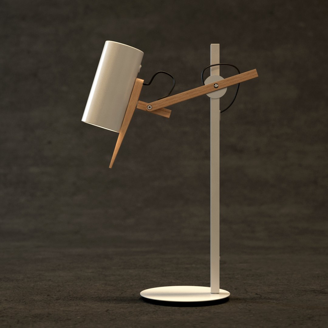 Desk Lamp Rig 3d Max