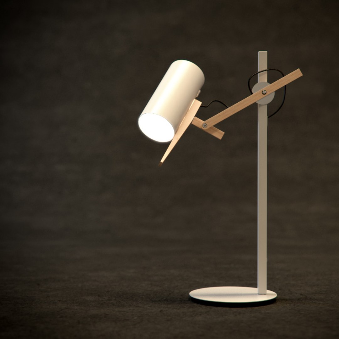 Desk Lamp Rig 3d Max