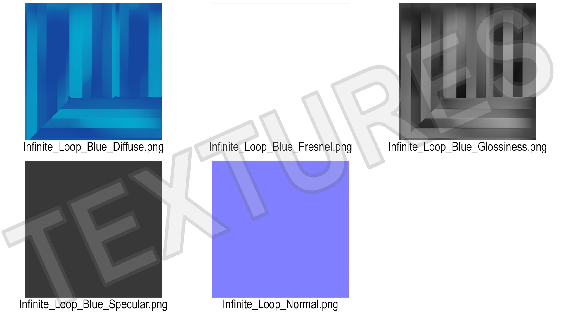 3D Eternity Loop Blue - TurboSquid 2229935