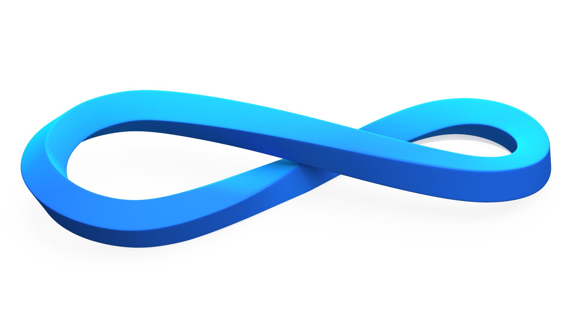 Eternity Loop Blue 3D model preview