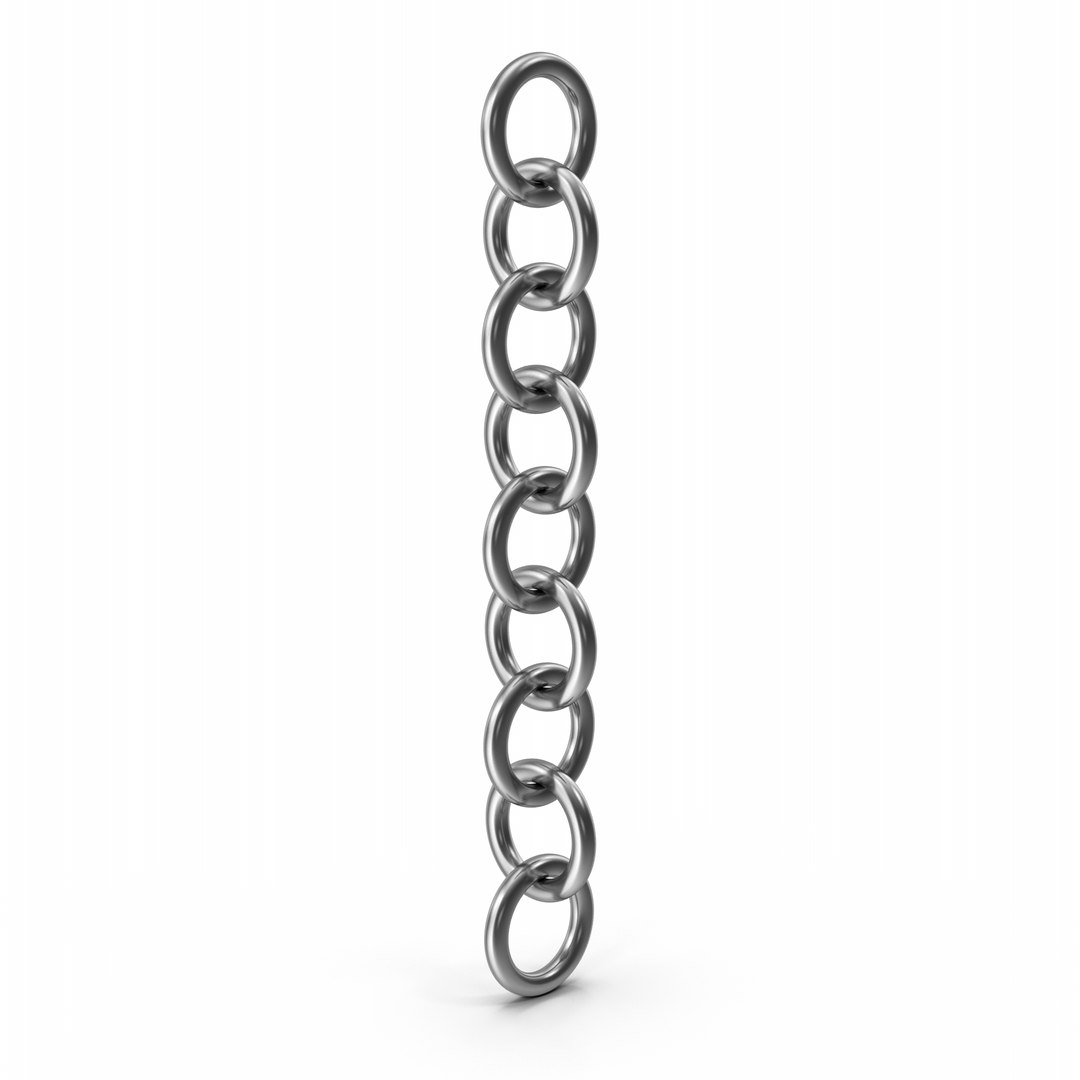Steel Chain 3D Model - TurboSquid 2327677