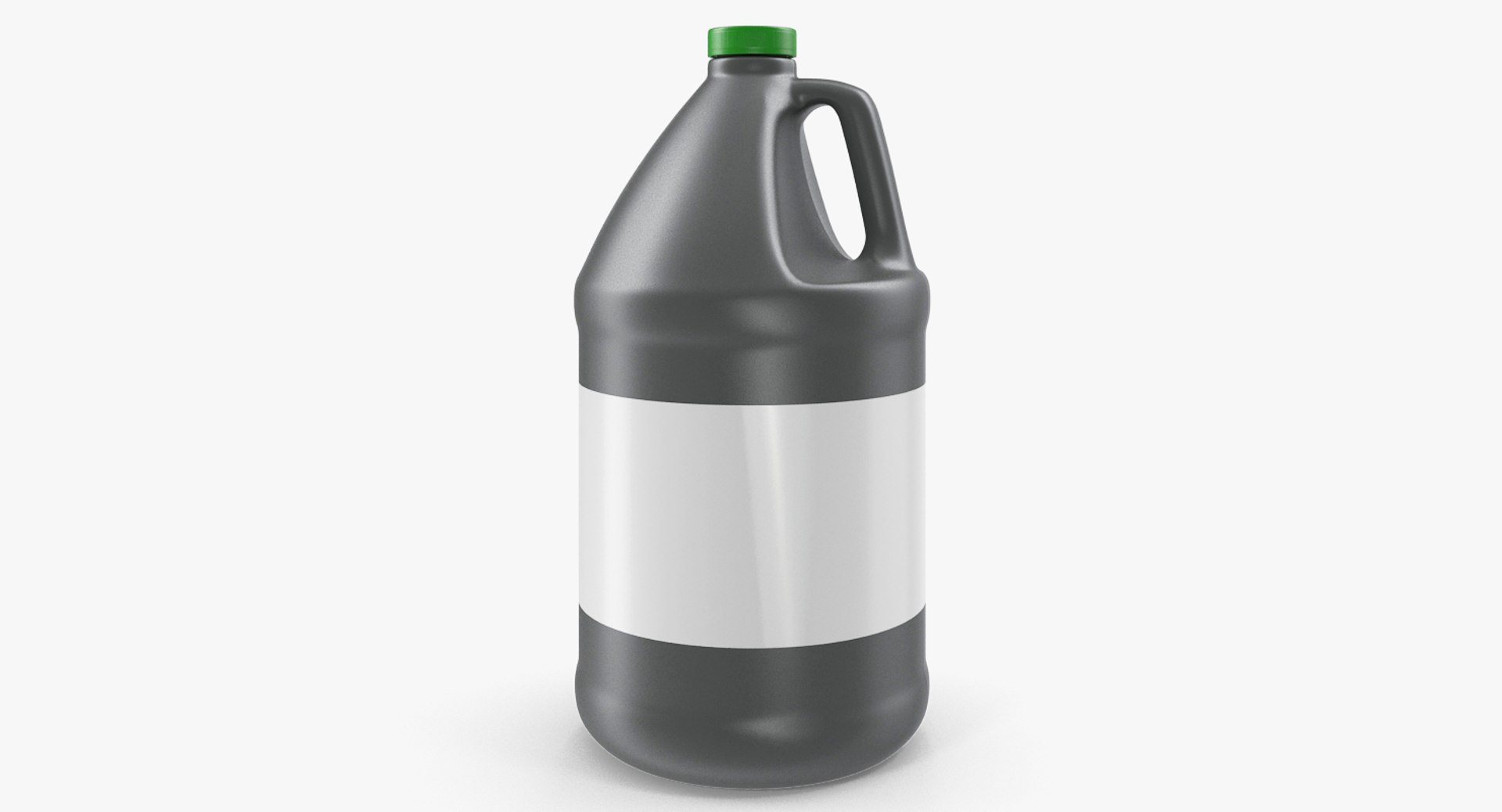 1 Gallon Industrial Round Plastic Jug 3D model preview