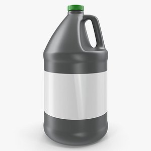1 Gallon Industrial Round Plastic Jug