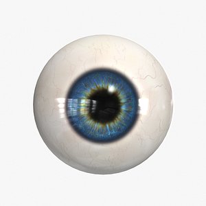 polygonal eye obj