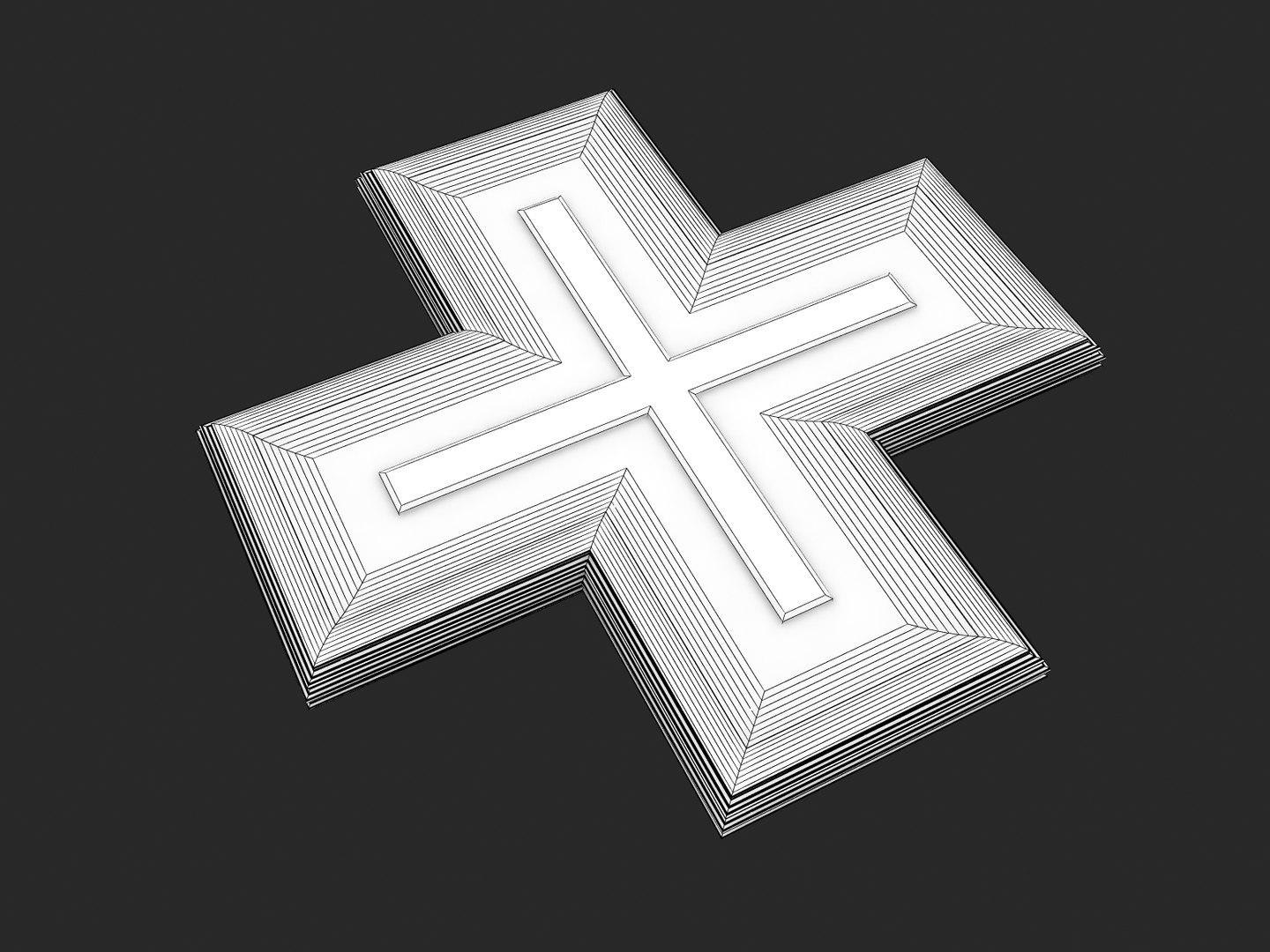3D Cross Model - TurboSquid 1474227