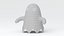 Little Cartoon Ghost Red 3D model