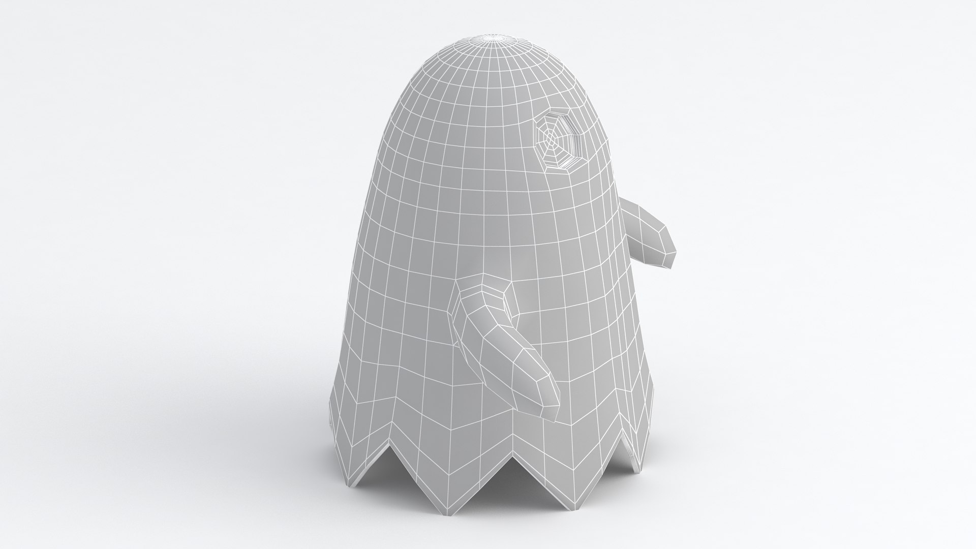 Little Cartoon Ghost Red 3D Model - TurboSquid 2500271