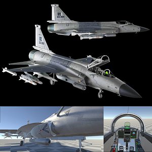 3D JF-17 Block 3 PAF model