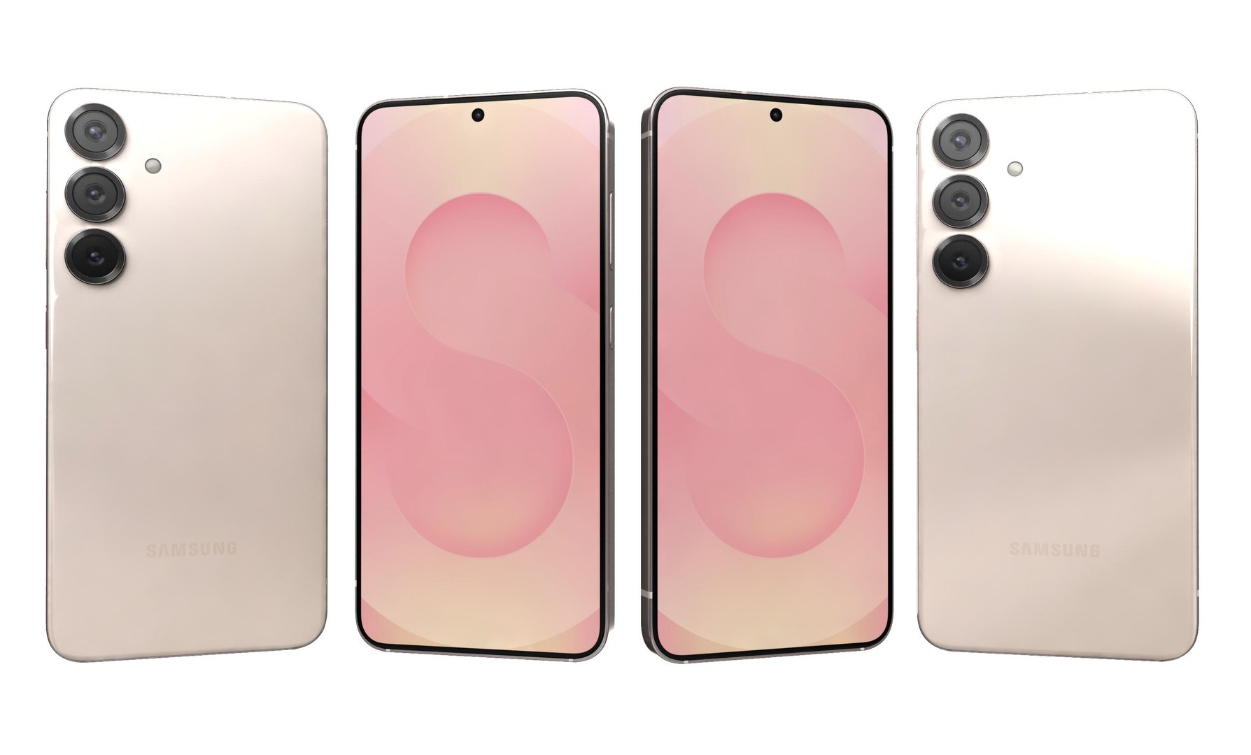 3D Samsung Galaxy S25 Plus Pinkgold - TurboSquid 2346229