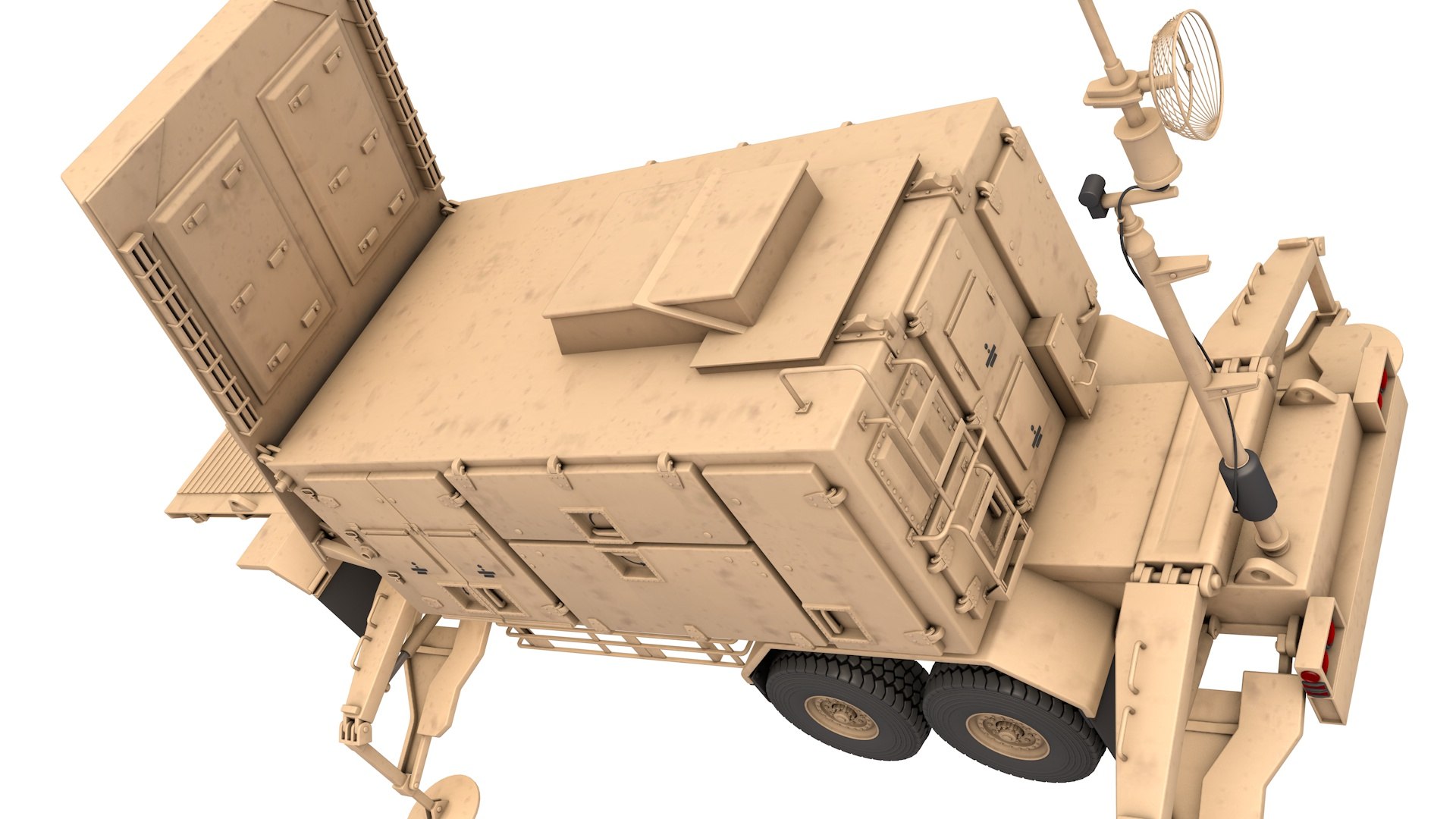 Patriot AN MPQ53 Radar Set Desert 3D model https://p.turbosquid.com/ts-thumb/qo/nuH3XG/8B/254242222/jpg/1685549826/1920x1080/fit_q87/98642e10dc463d1d39755172656661b3f0774624/254242222.jpg