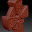 stylized cemetery cross halloween 3d model