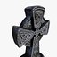 stylized cemetery cross halloween 3d model