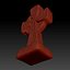 stylized cemetery cross halloween 3d model