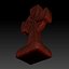 stylized cemetery cross halloween 3d model