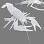3D model shrimp animal crustacean