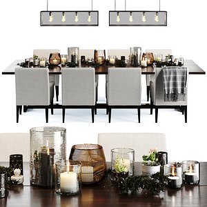 3D Dining Set 125
