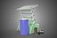 IOT HYDROPONIC PLANT AUTO CONTROL WATER CYCLE PUMP NOZZLE SPRAY
