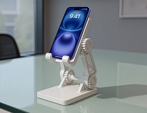 Adjustable Phone Stand 3D Printable 3D print model 3D model