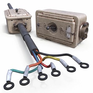 Retro Control Switch Unit with Electric Wire