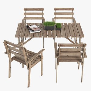 3d ikea tableset model