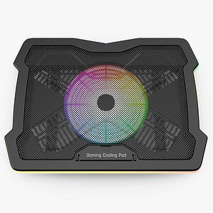 Gaming Laptop Cooler with RGB Fan 3D