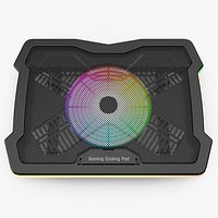 Gaming Laptop Cooler with RGB Fan
