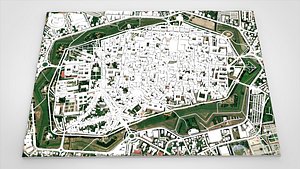 Cityscape Lucca Tuscany Italy