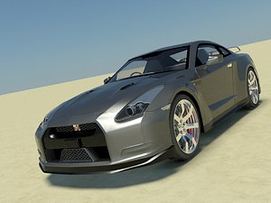 3d nissan skyline r35 gtr