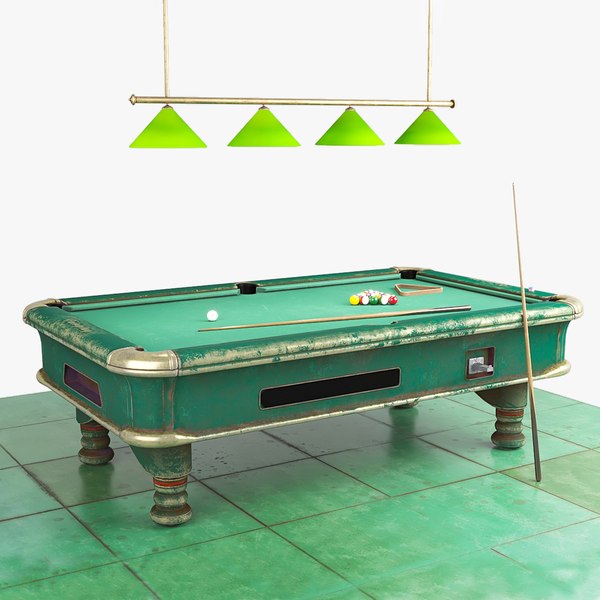 modelo 3d Pool table worn out Low-poly 3D model - TurboSquid 2018306