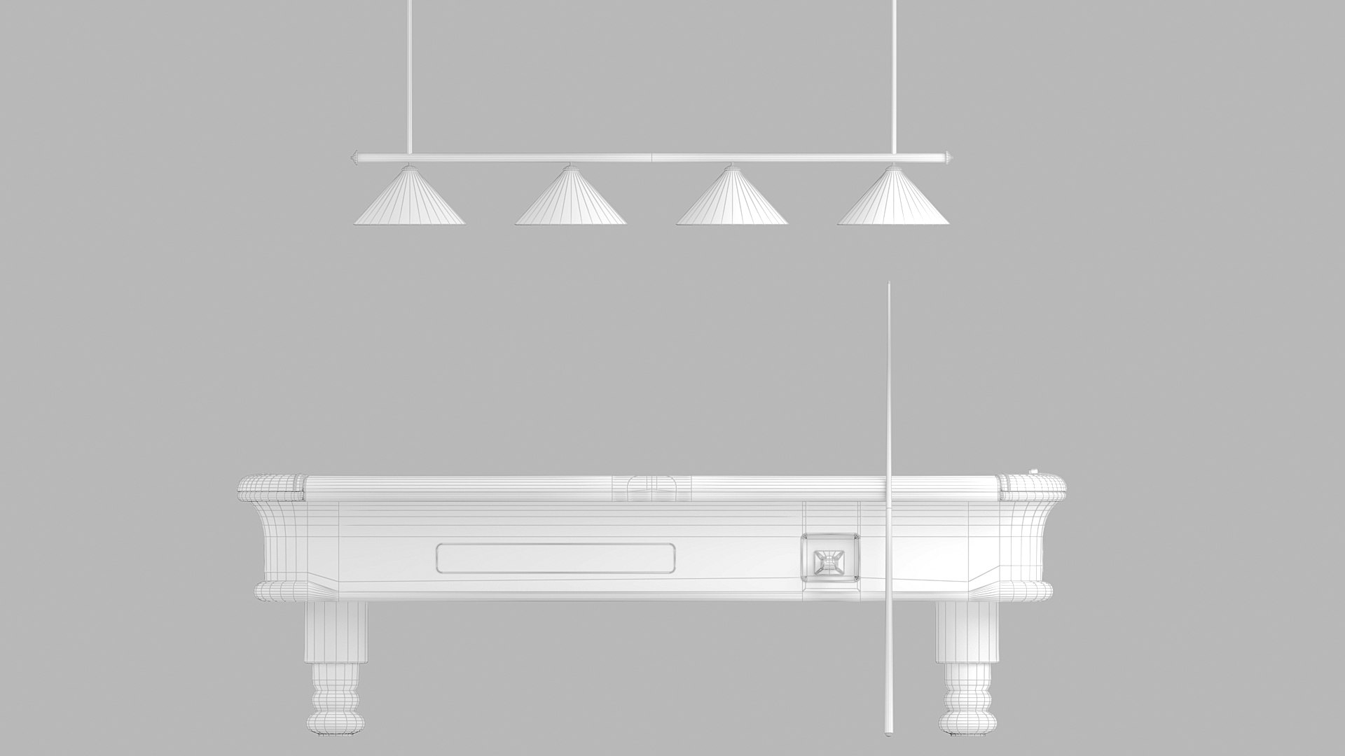 3D Pool Table Worn Out Low-poly 3D Model - TurboSquid 2018306