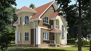 house 3d 3ds