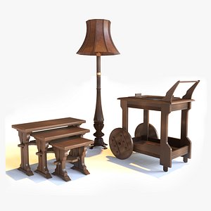 Rustic Furniture-2 3D model