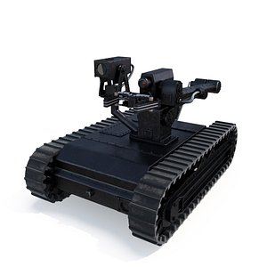 3D military army robot