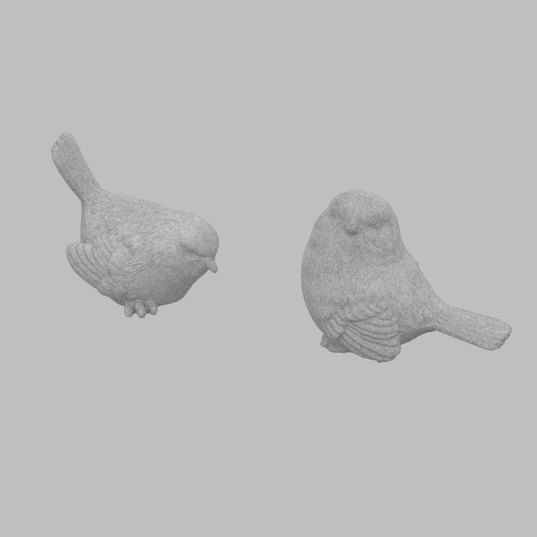 3D bird statue statuette - TurboSquid 1241436