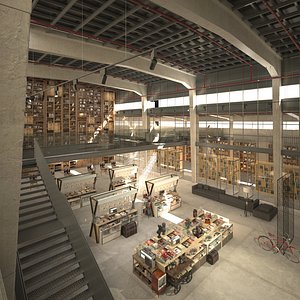 Download Free & Premium Book Store 3D Models | TurboSquid