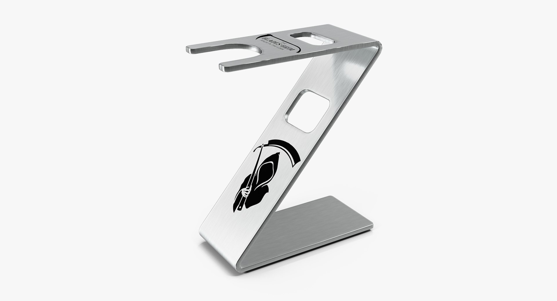 Straight Razor Holder 3D model preview