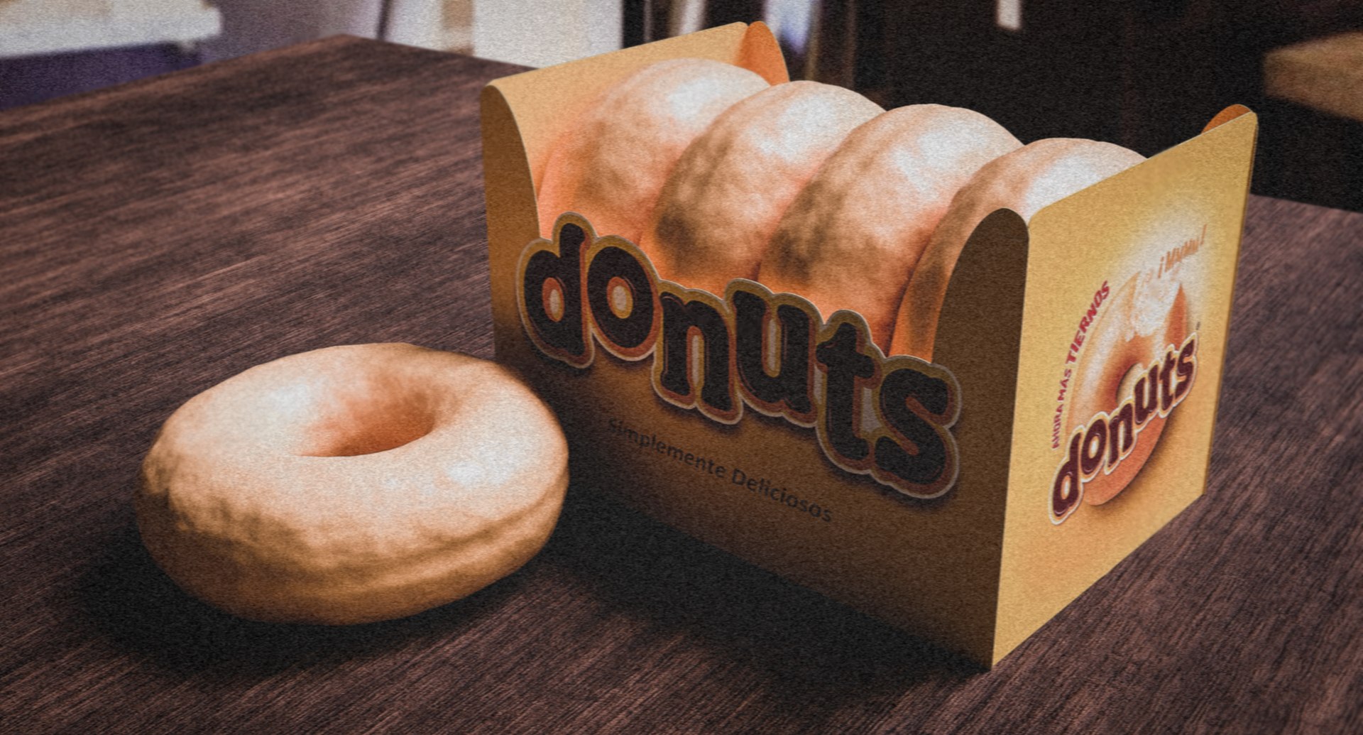 3D Model Donuts Box - TurboSquid 2231141