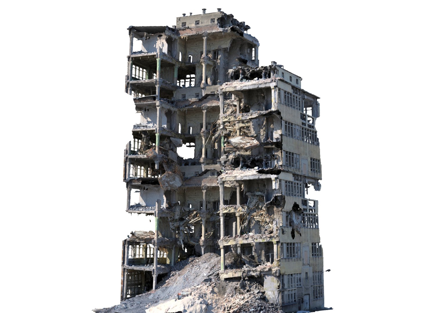 Concrete Rubble Buildings Mega Pack model https://p.turbosquid.com/ts-thumb/qp/SK10fI/27/96/jpg/1619694497/1920x1080/fit_q87/edebee239f025f9009a377075759cb3e6d548dc2/96.jpg