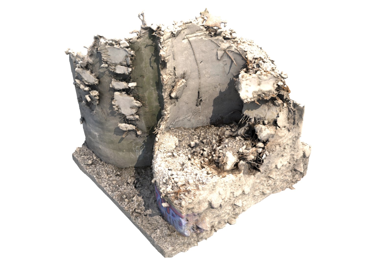 Concrete Rubble Buildings Mega Pack model https://p.turbosquid.com/ts-thumb/qp/SK10fI/8e/57/jpg/1619158303/1920x1080/fit_q87/a4dc3591bd08d0a0d4a1dd5e0edb1c34b5df00d6/57.jpg