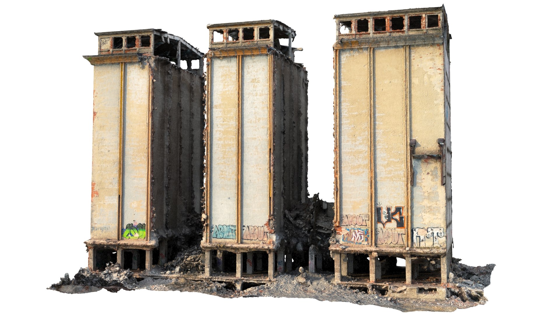 Concrete Rubble Buildings Mega Pack model https://p.turbosquid.com/ts-thumb/qp/SK10fI/BV/71/jpg/1619688592/1920x1080/fit_q87/056e40c78cc6af860178a1b96ccfa432b954b8eb/71.jpg