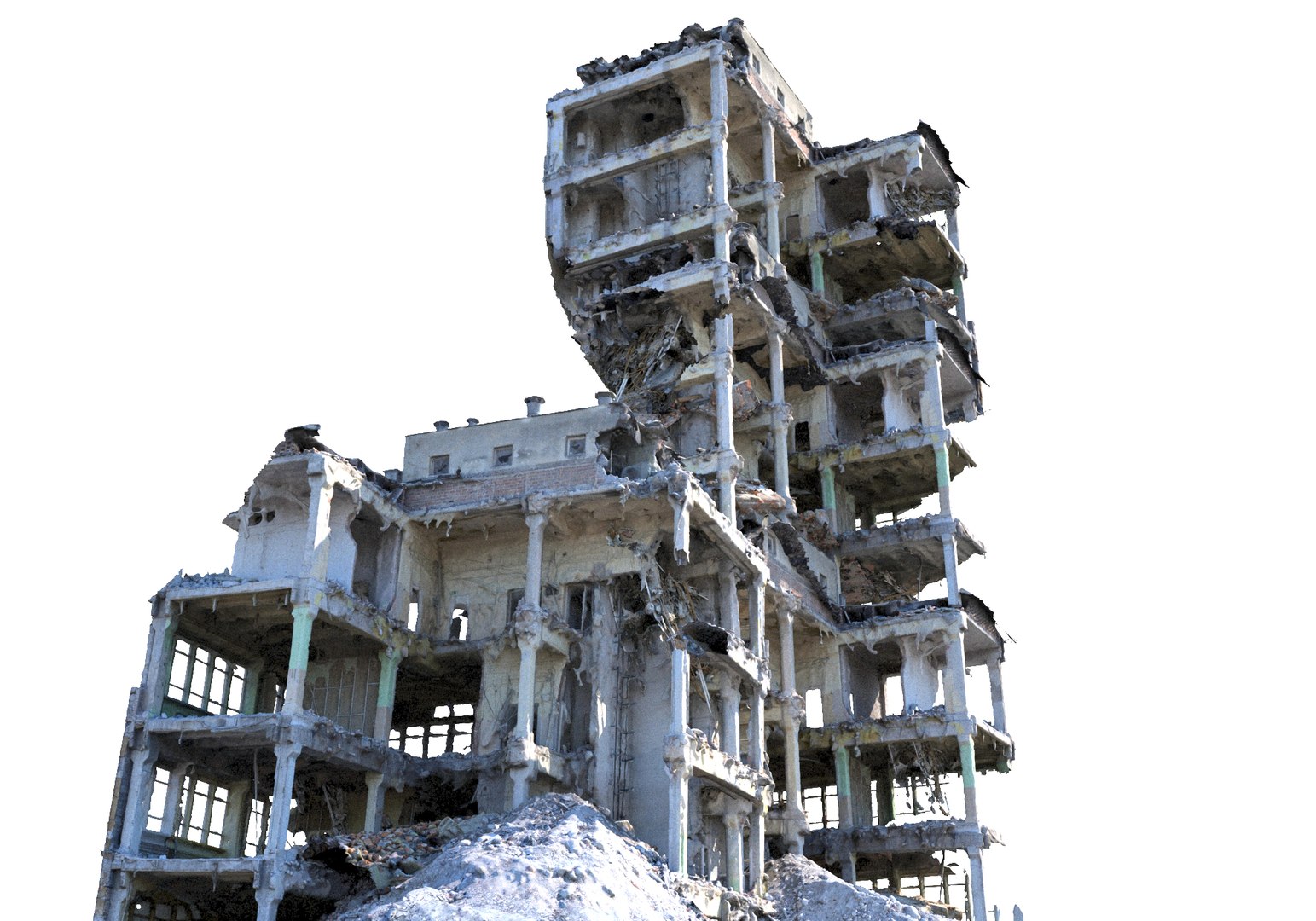 Concrete Rubble Buildings Mega Pack model https://p.turbosquid.com/ts-thumb/qp/SK10fI/Cu/123/jpg/1619694442/1920x1080/fit_q87/256390d2bcb9a9f760e18eda68b84388f77dd464/123.jpg