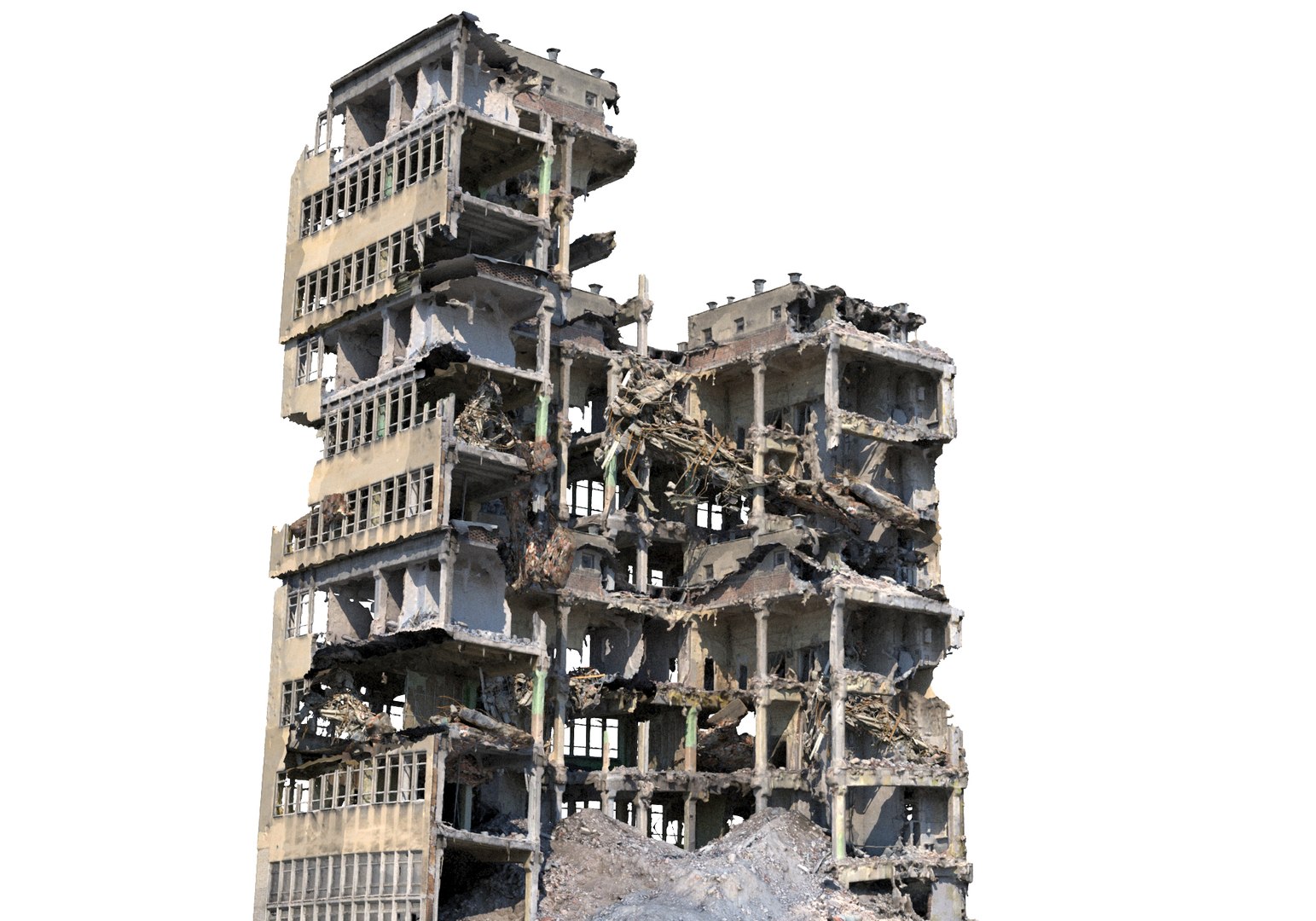 Concrete Rubble Buildings Mega Pack model https://p.turbosquid.com/ts-thumb/qp/SK10fI/E5/97/jpg/1619694490/1920x1080/fit_q87/d677010ed6bed17b4cd8c8069b3152a561cbd29b/97.jpg