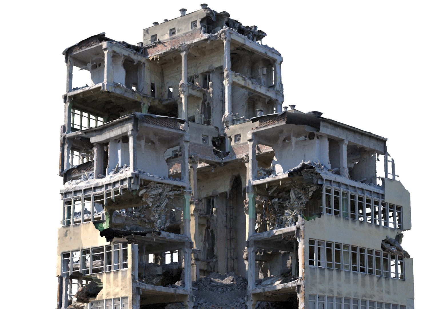 Concrete Rubble Buildings Mega Pack model https://p.turbosquid.com/ts-thumb/qp/SK10fI/dm/104/jpg/1619694504/1920x1080/fit_q87/5682fd2495eddb7c0fe54e8be9697f29c70fa3d5/104.jpg