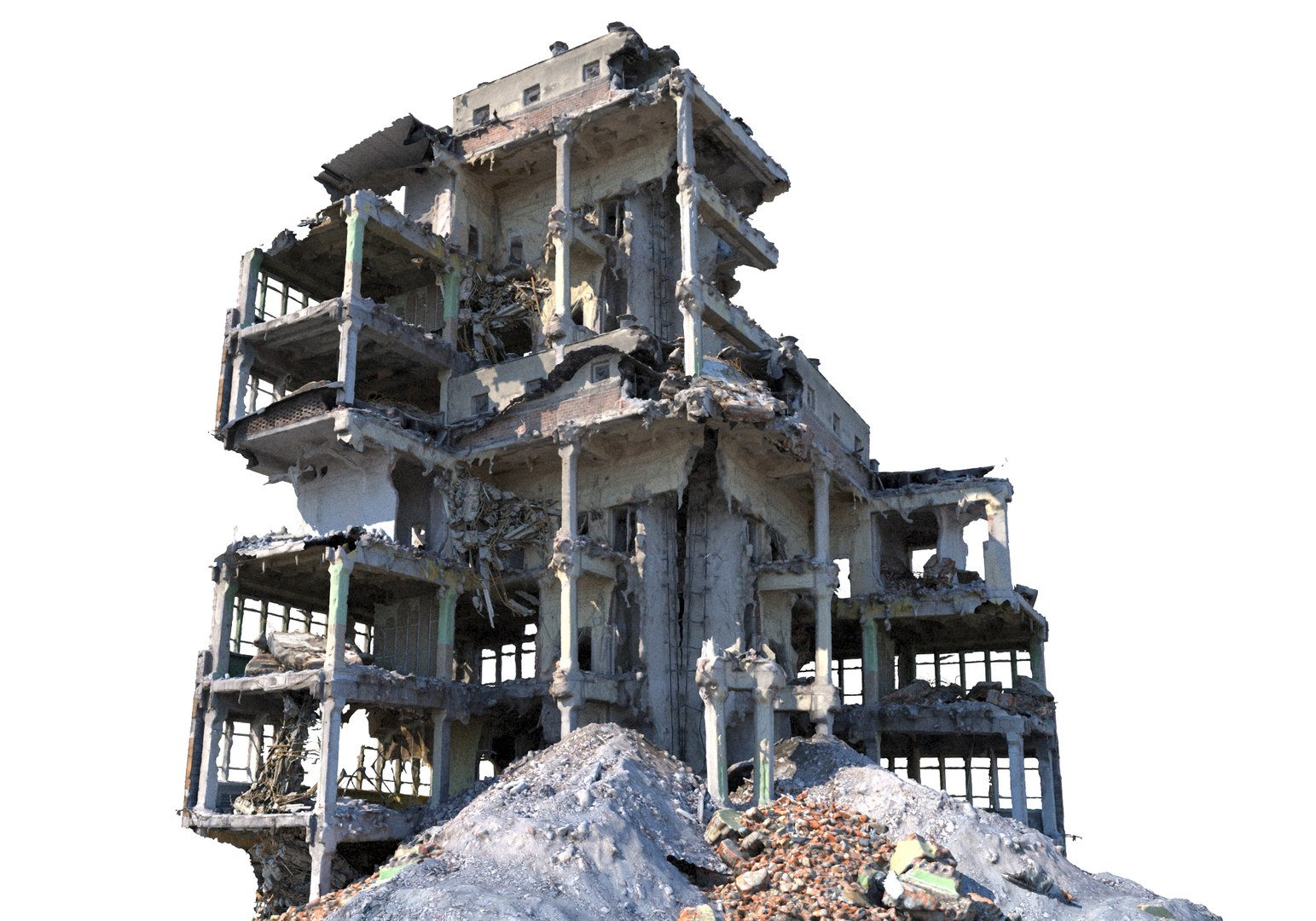 Concrete Rubble Buildings Mega Pack model https://p.turbosquid.com/ts-thumb/qp/SK10fI/kN/110/jpg/1619694511/1920x1080/fit_q87/e0842aede2c1d7262425b54cd9c1c9bb741efe45/110.jpg