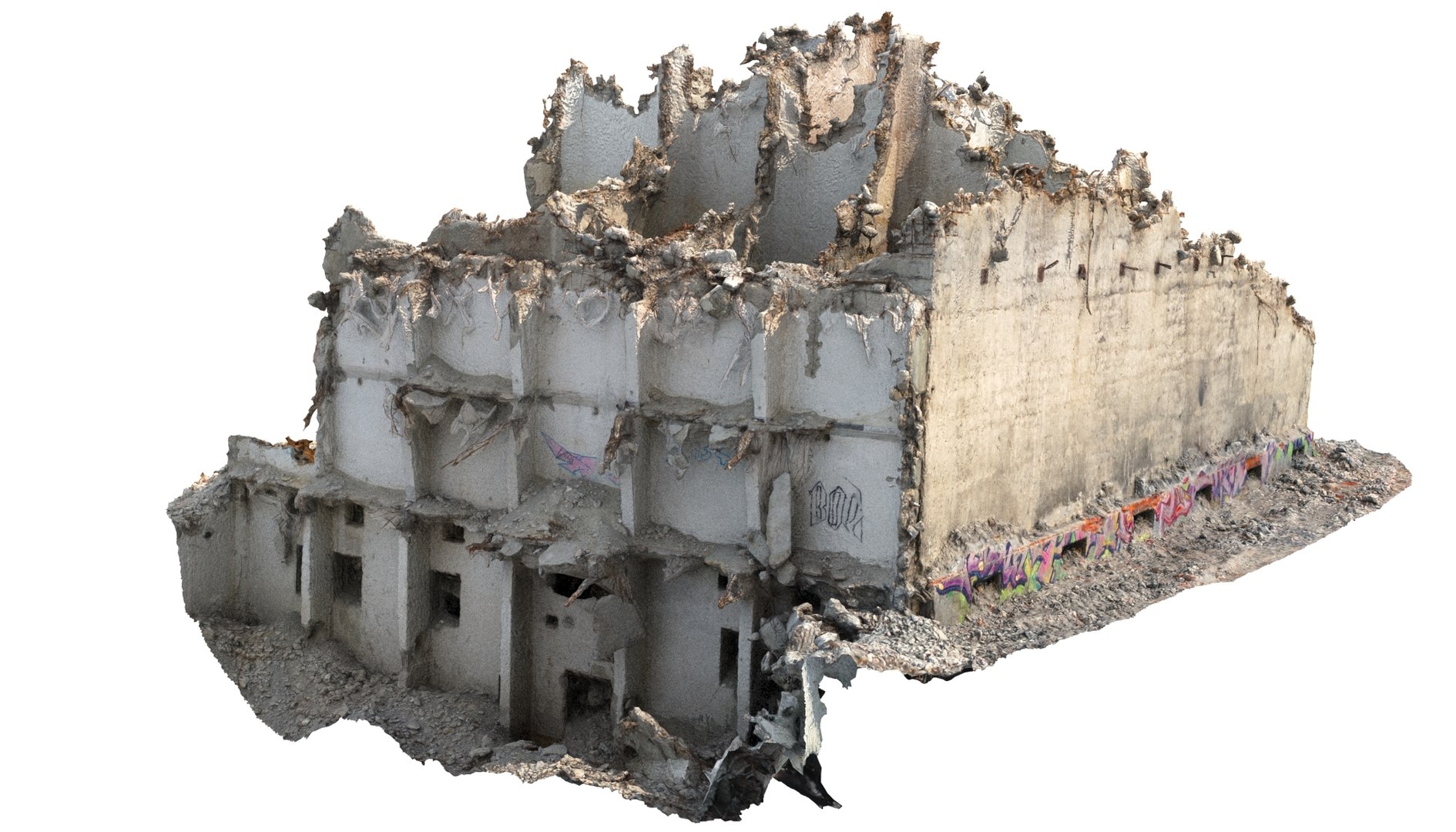 Concrete Rubble Buildings Mega Pack model https://p.turbosquid.com/ts-thumb/qp/SK10fI/mq/78/jpg/1619688641/1920x1080/fit_q87/a4e3994d8e7202acc03a334fb29fb10347156f4e/78.jpg