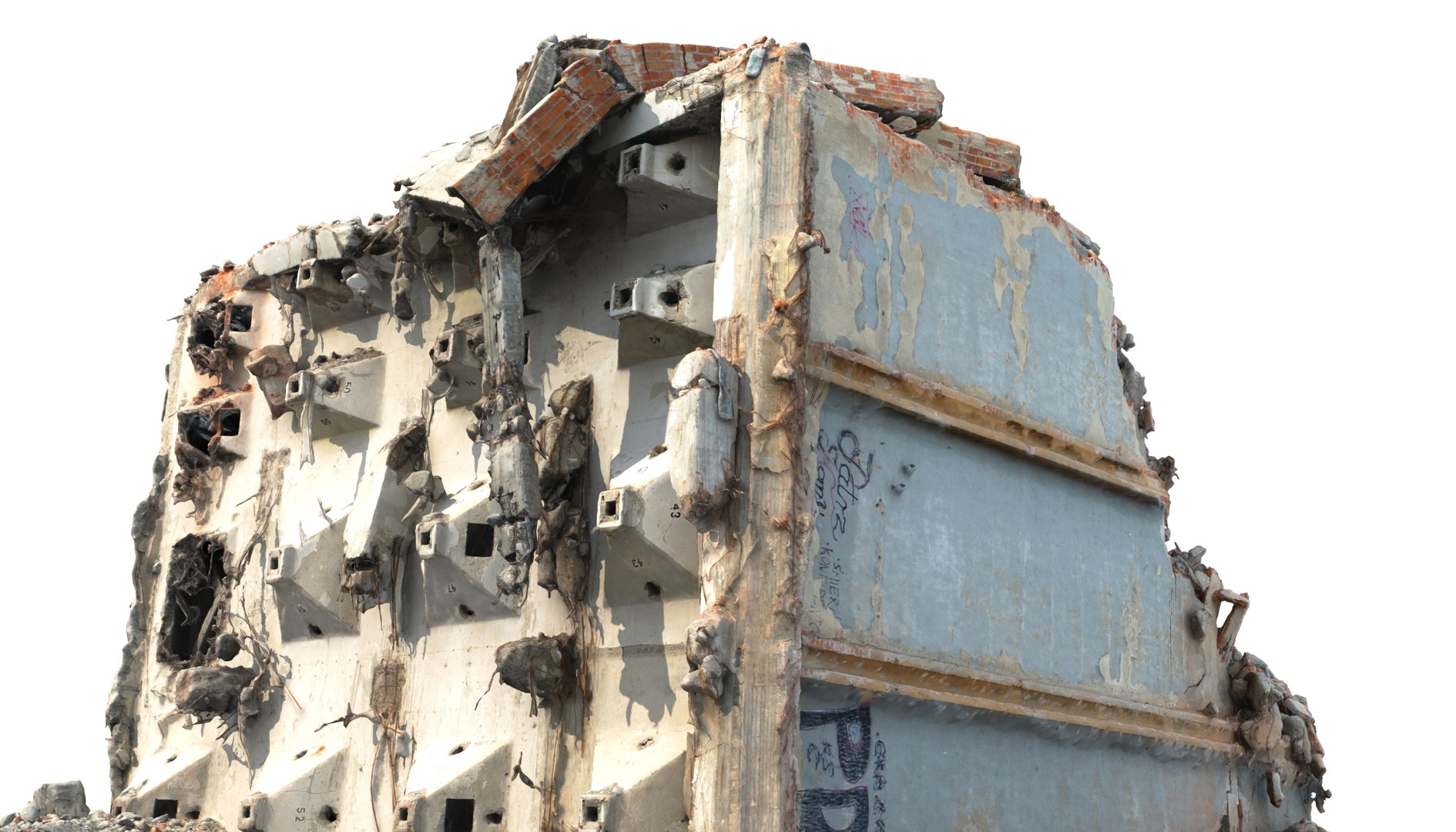 Concrete Rubble Buildings Mega Pack model https://p.turbosquid.com/ts-thumb/qp/SK10fI/mv/63/jpg/1619688542/1920x1080/fit_q87/f4396d6c41948873f319f0ed169287096da6fd00/63.jpg