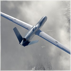 3D Northrop Grumman Rq-4 Global Hawk